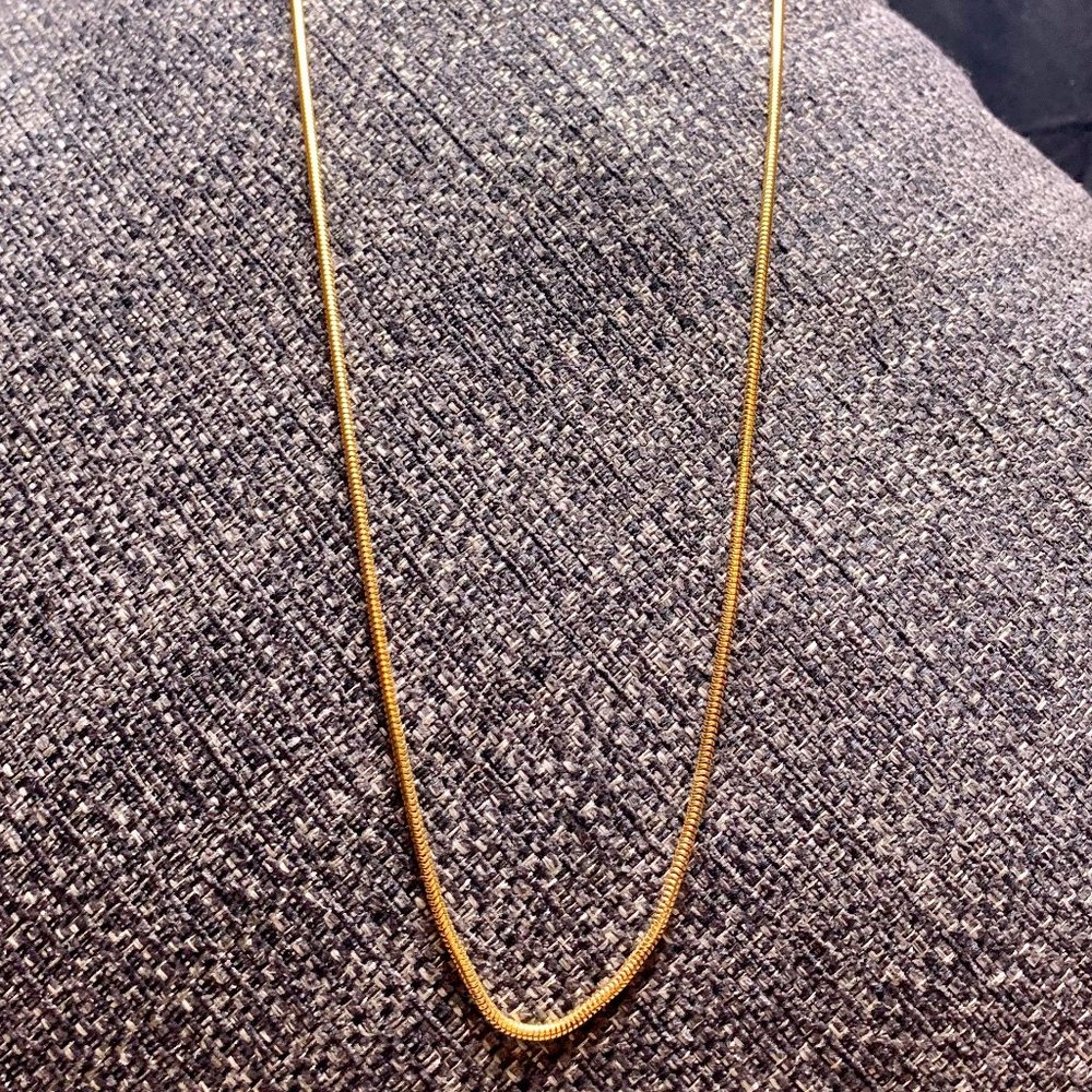 Vintage Monet Snake Chain Necklace